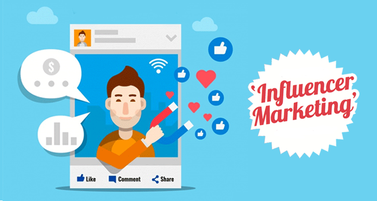 What is influencer marketing and what are the major types?